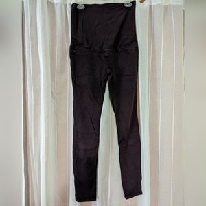 H&M Mama Maternity dark plum pants